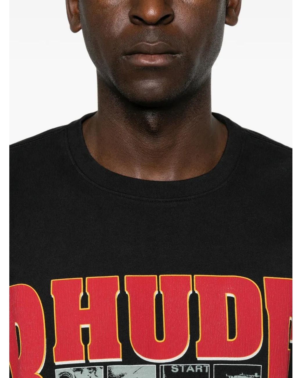 Rhude Black Desert-Decides Graphic Tee for men