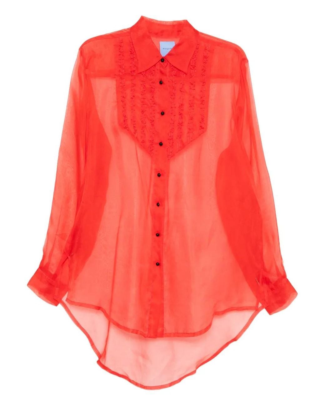 Macgraw Red Tuxedo Shirt