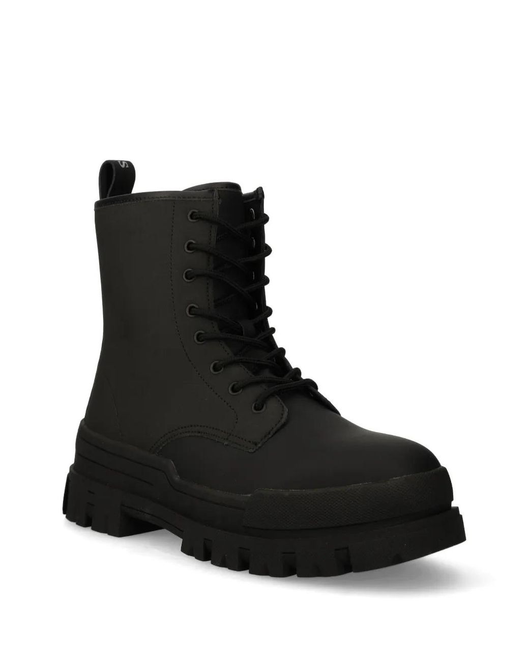 Guess Black Logo-Print Boots for men