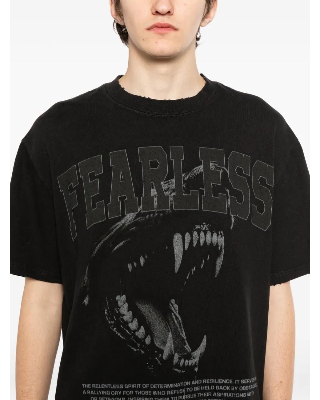 WARMAN Black Crew Neck T-Shirt for men