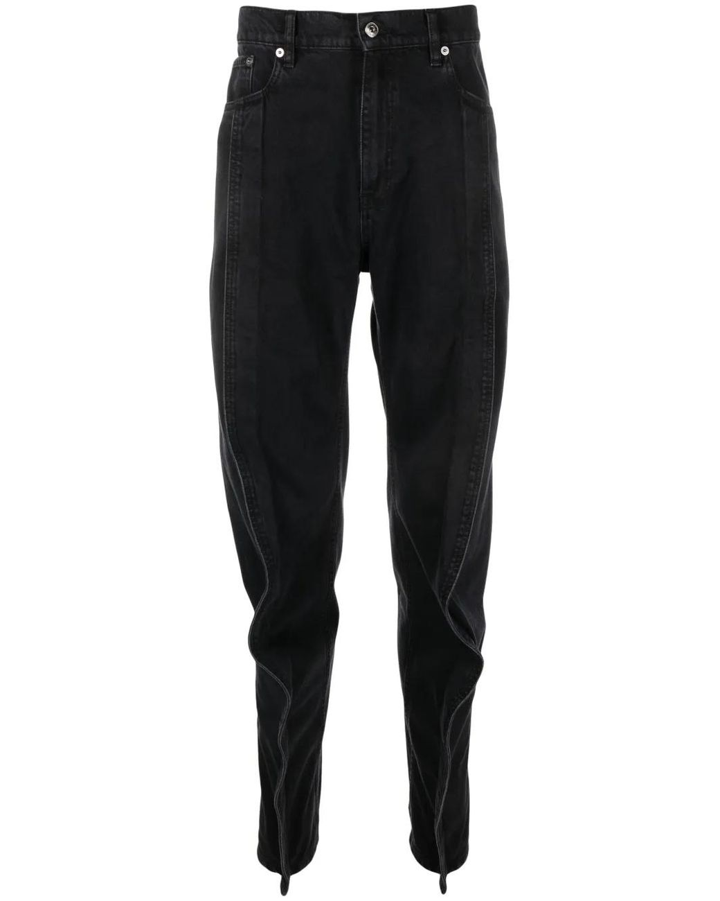 Y. Project Black Slim Banana Denim Jeans