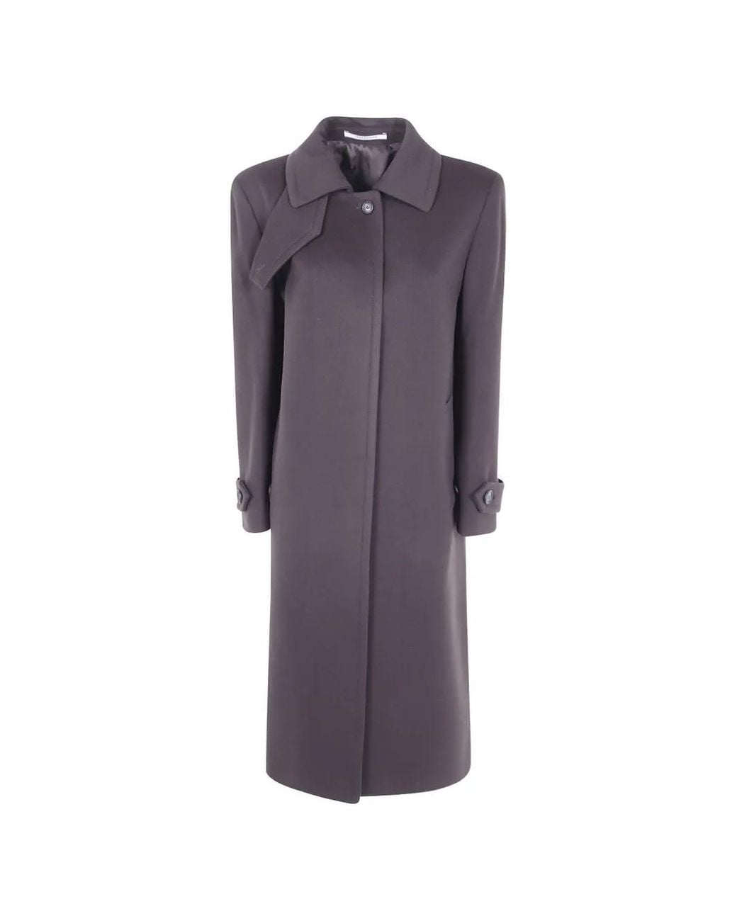 Tagliatore Purple Bethany Single-Breasted Coat