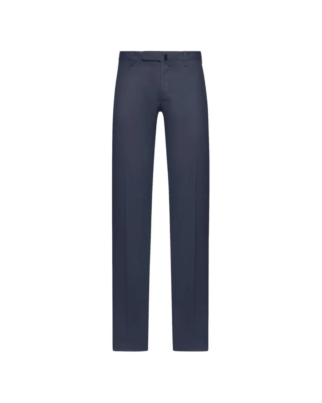 Incotex Blue Belt-Loop Pocket Trousers for men