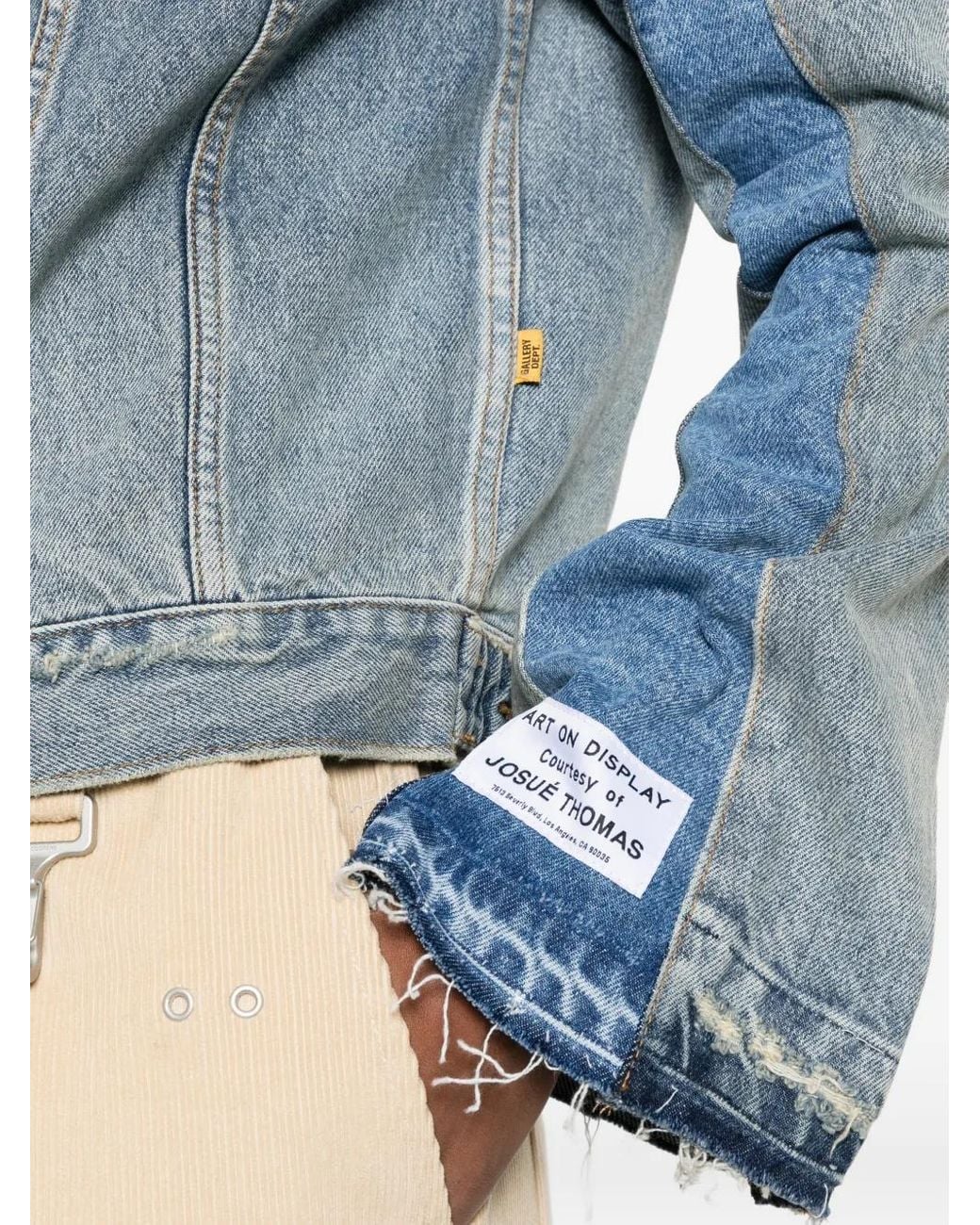 GALLERY DEPT. Blue Patchwork Denim Jacket
