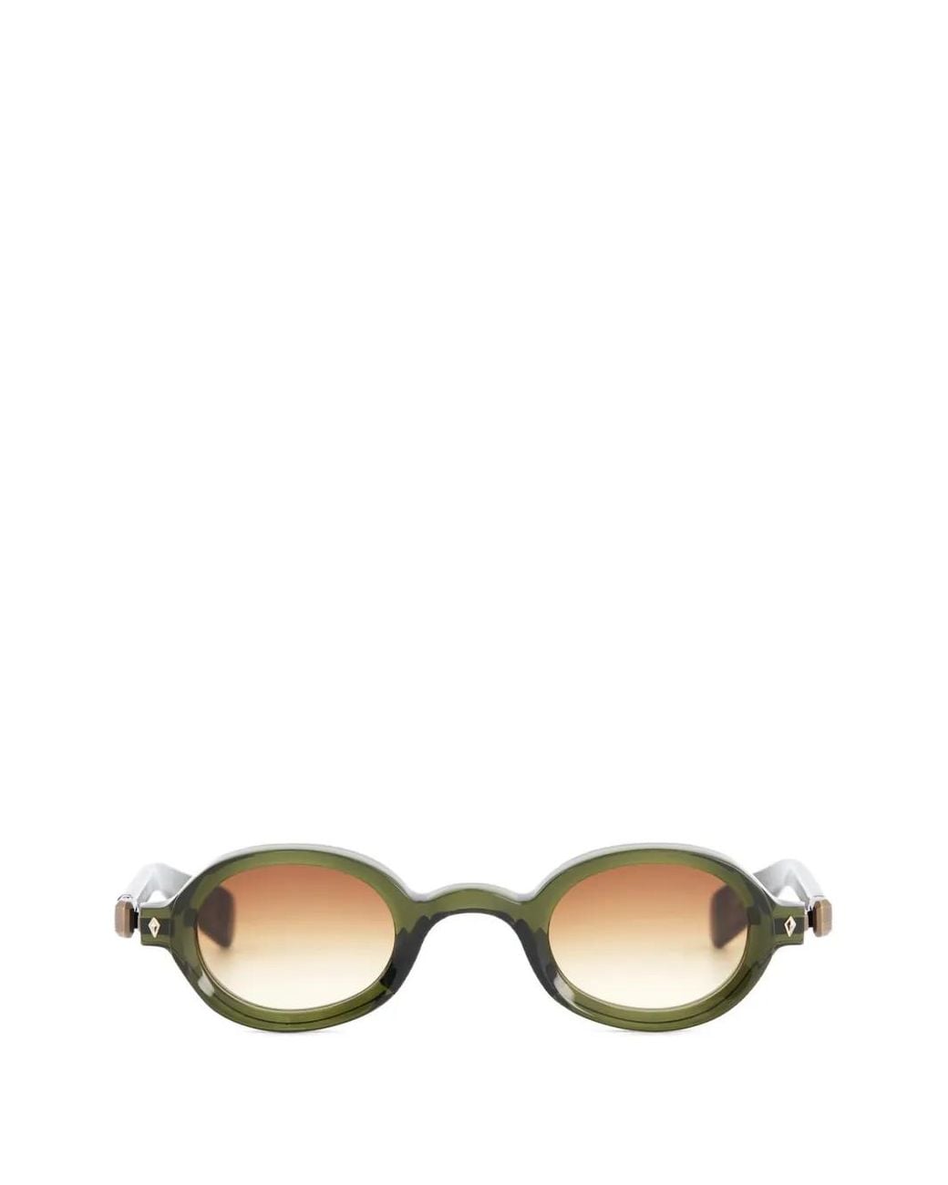 Sato Eyewear Metallic Altair Round-Frame Sunglasses