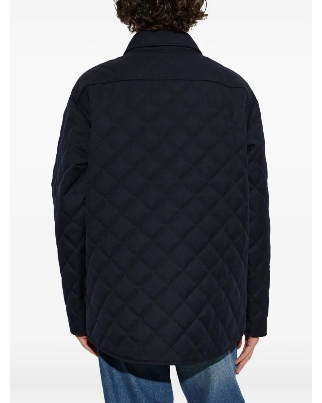A.P.C. Blue Georges Wool Jacket for men