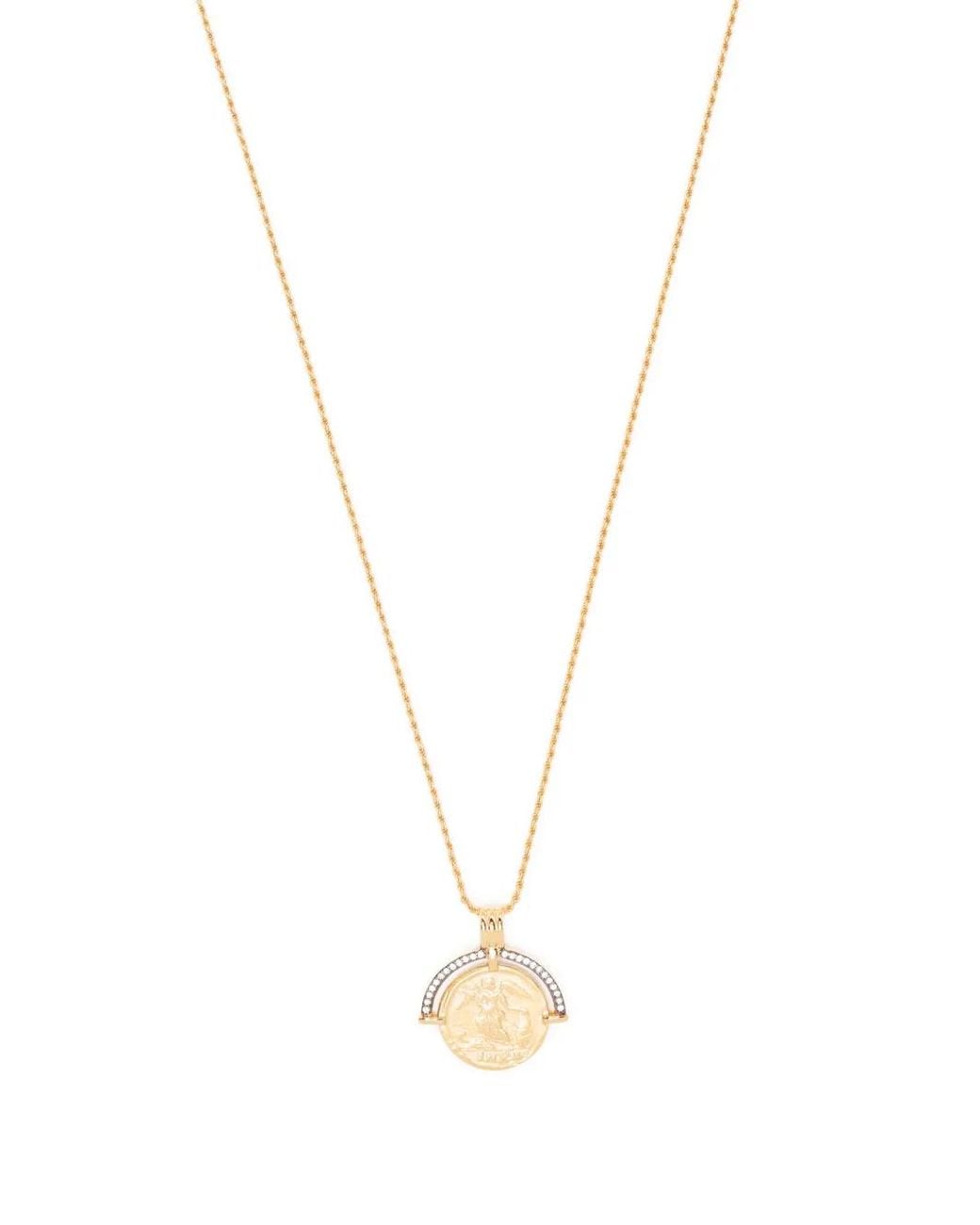 Missoma Metallic Roman Arc Coin Necklace