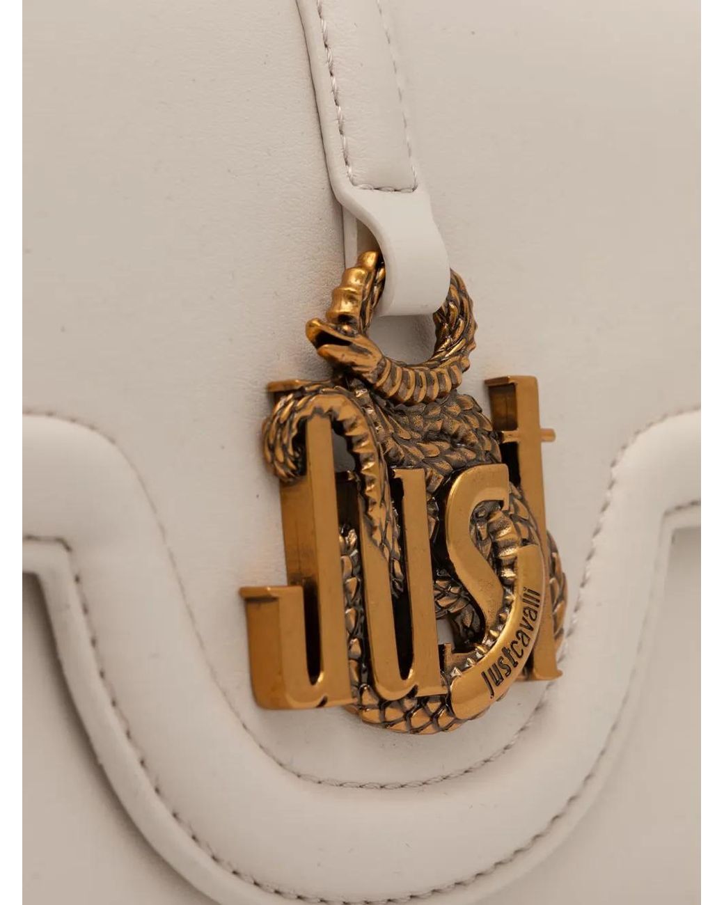 Just Cavalli Natural Just Snake Shoulder Bag
