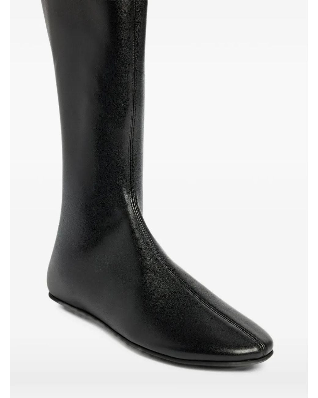 Emilio Pucci Black Stretch Boot With Printed-Cuff