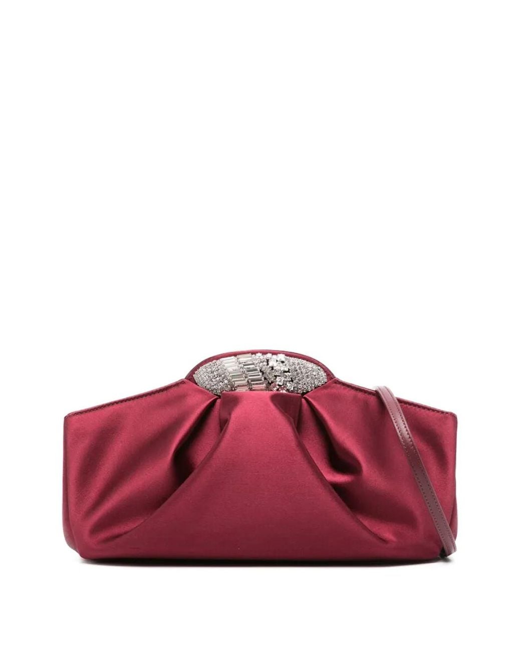 Giuseppe Zanotti Pink Crystal-Embellished Clutch Bag
