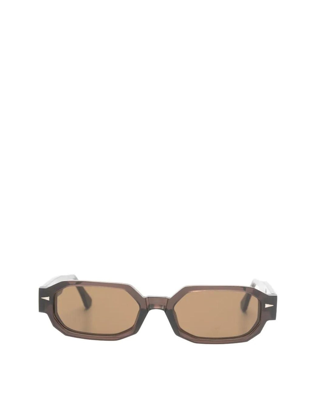 Ahlem Natural Jules Geometric-Frame Sunglasses