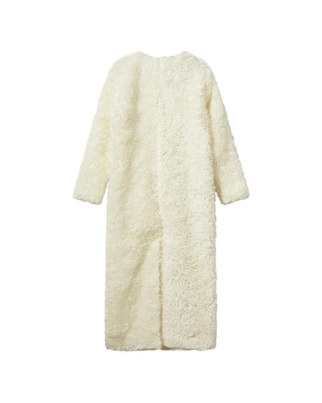 THE GARMENT White Hydra Ruffled Longline Coat