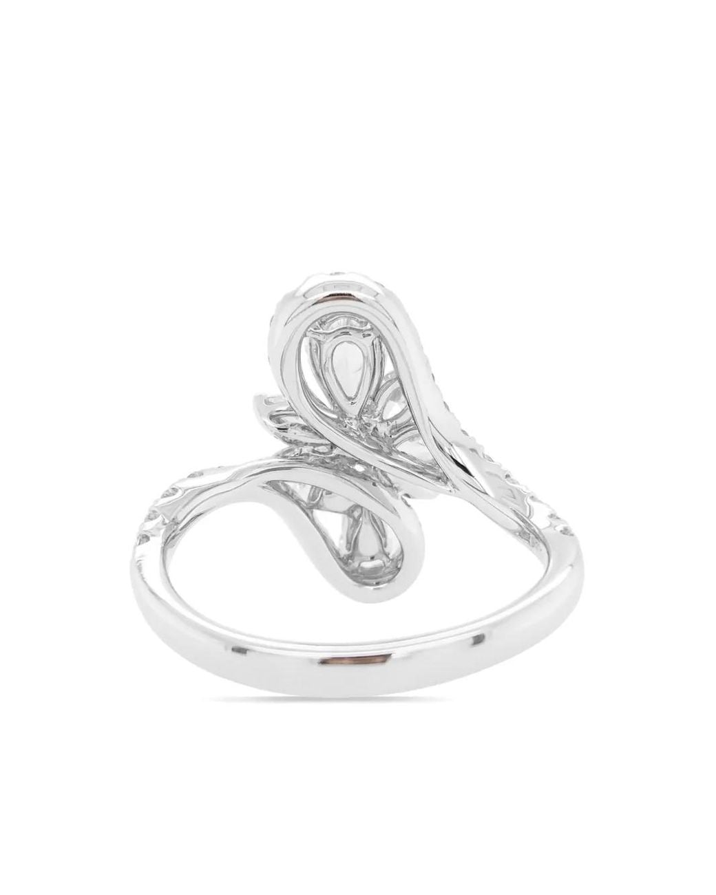 HYT Jewelry White Platinum And Diamond Ring