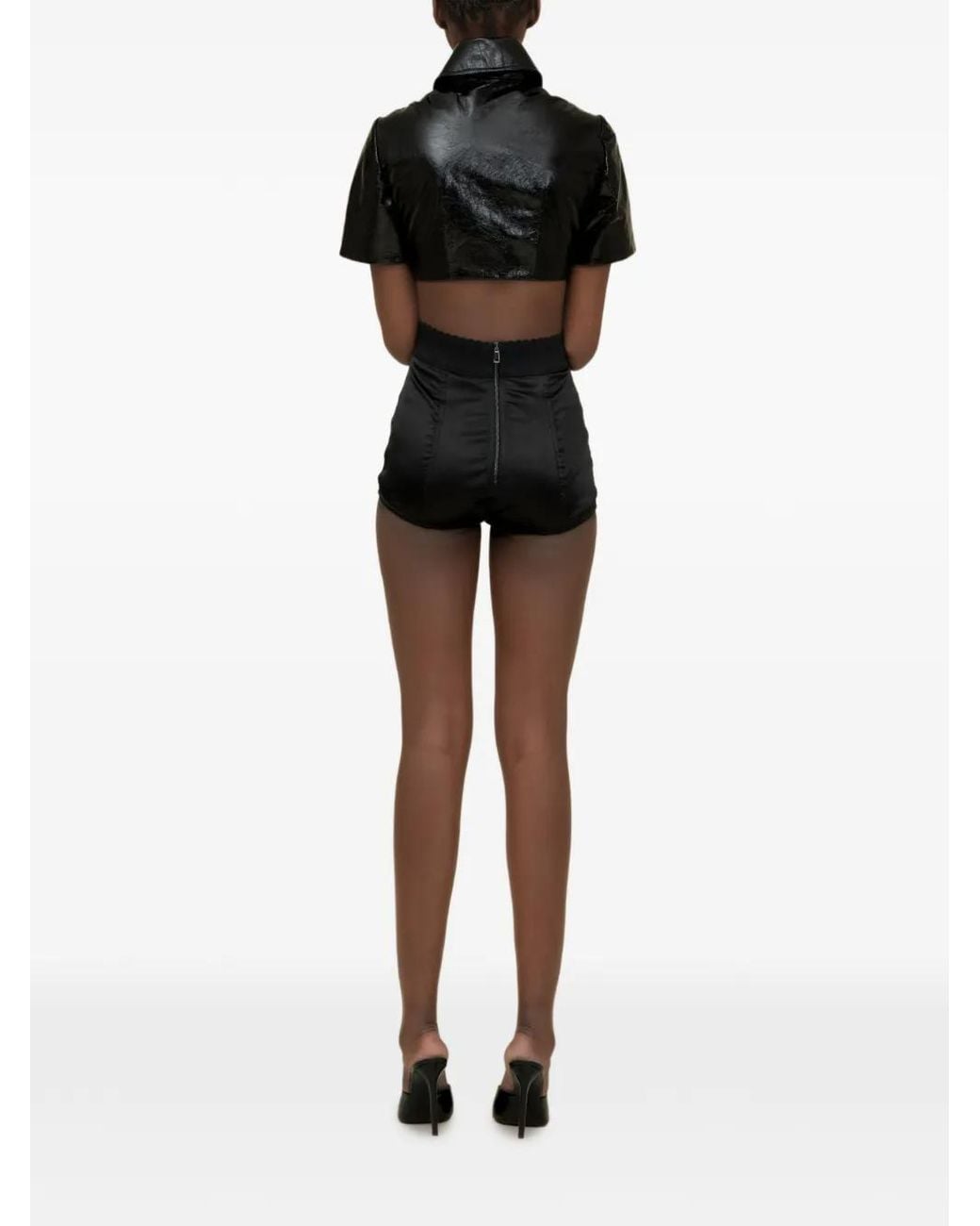 Contessa Mills Black Seraphim High-Waisted Knickers