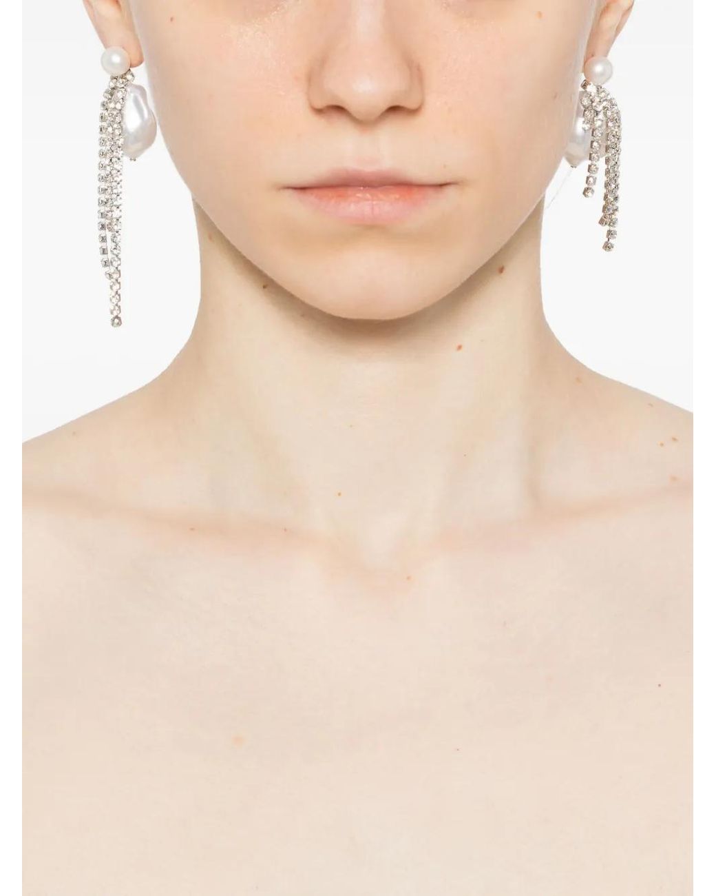 COMPLETEDWORKS White Baroque Earrings