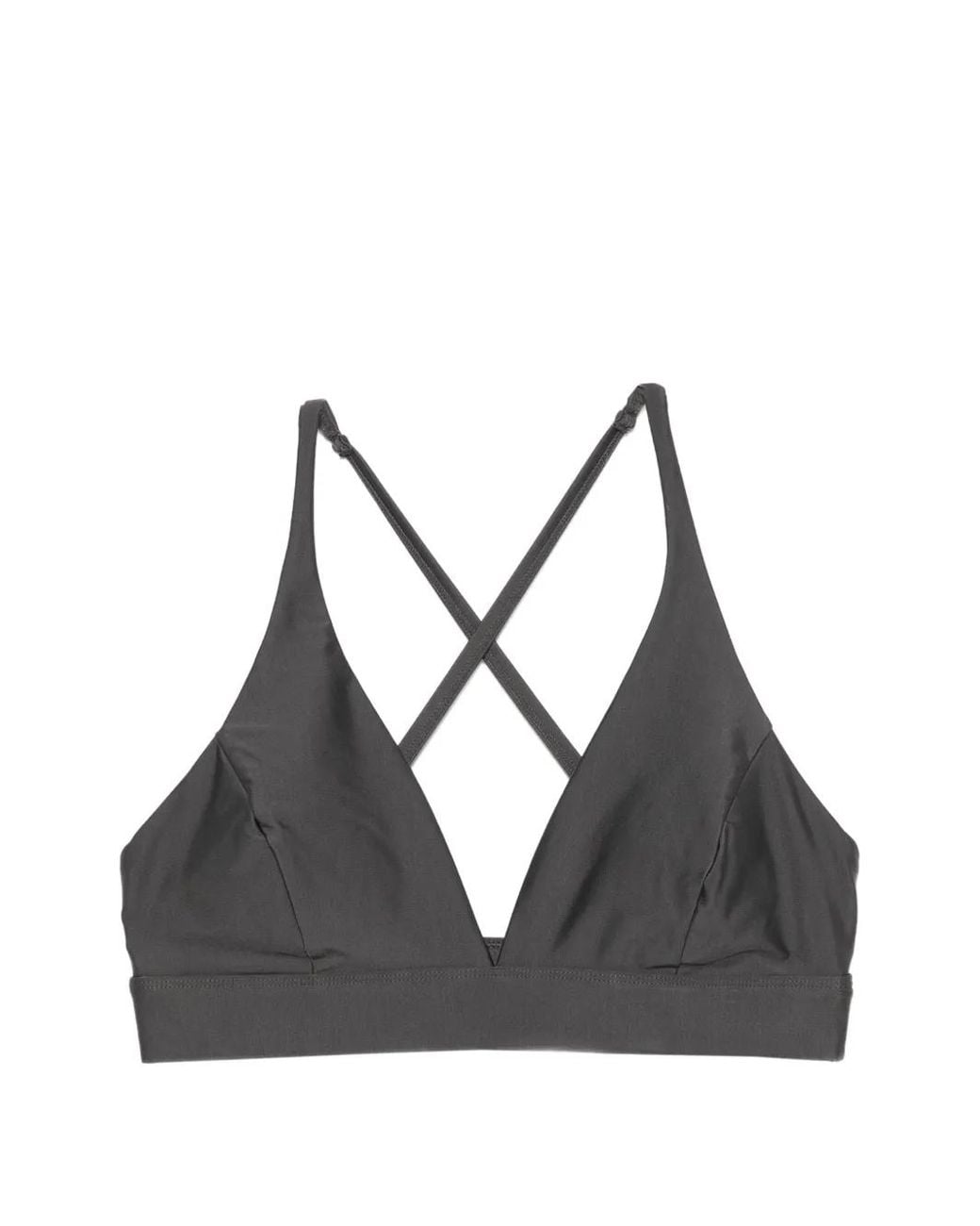 P.E Nation Black Lumen Cross-Strap Sports Bra