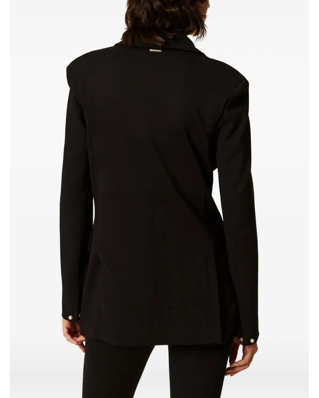Twinset Black Blazer With Cufflinks