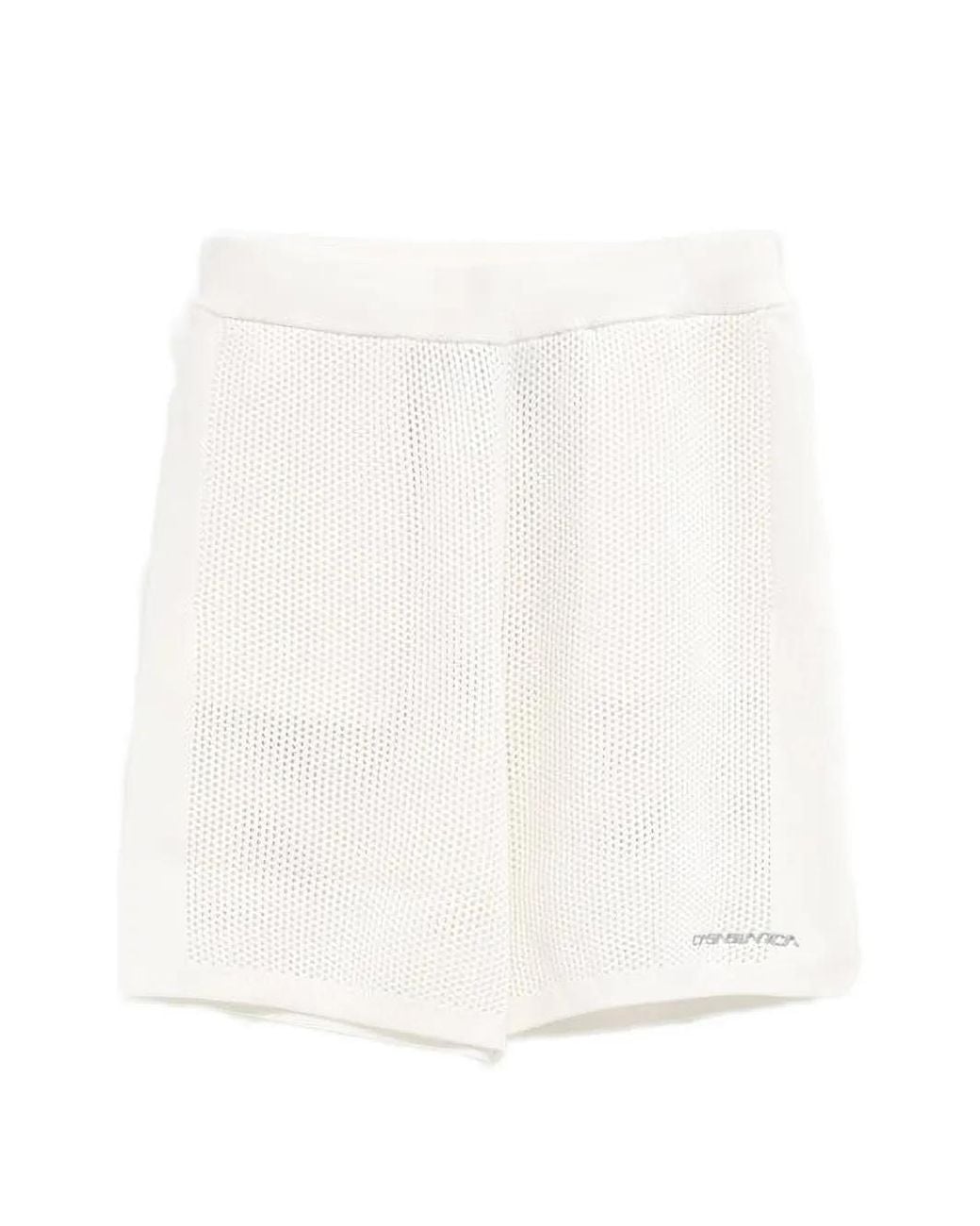 Casablanca White Mesh Shorts for men