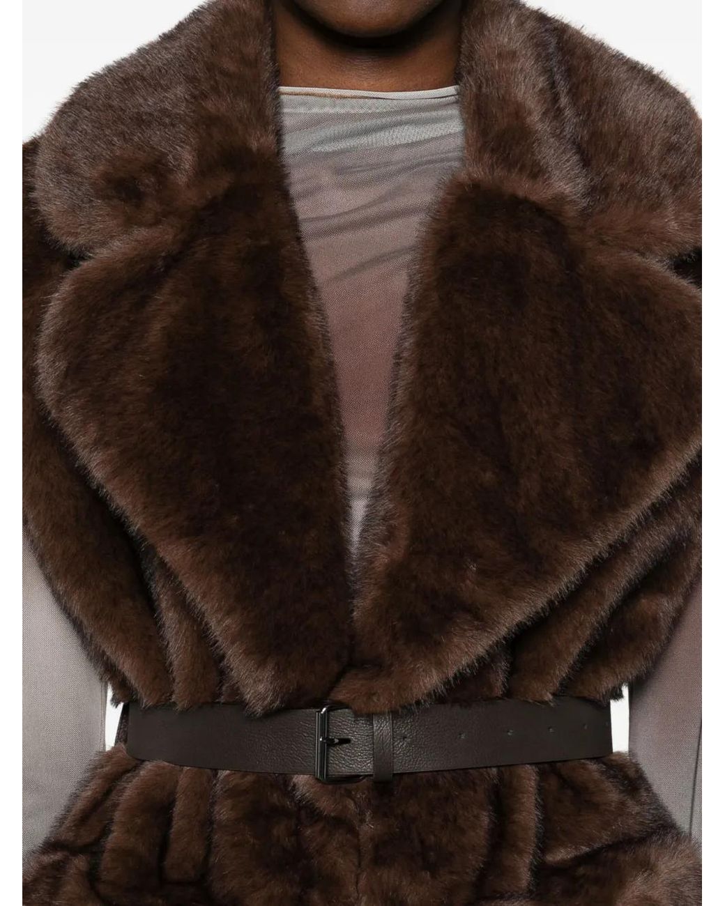 P.A.R.O.S.H. Black Belted Gilet