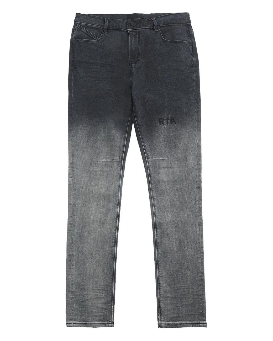 RTA Gray Bootcut Trousers for men