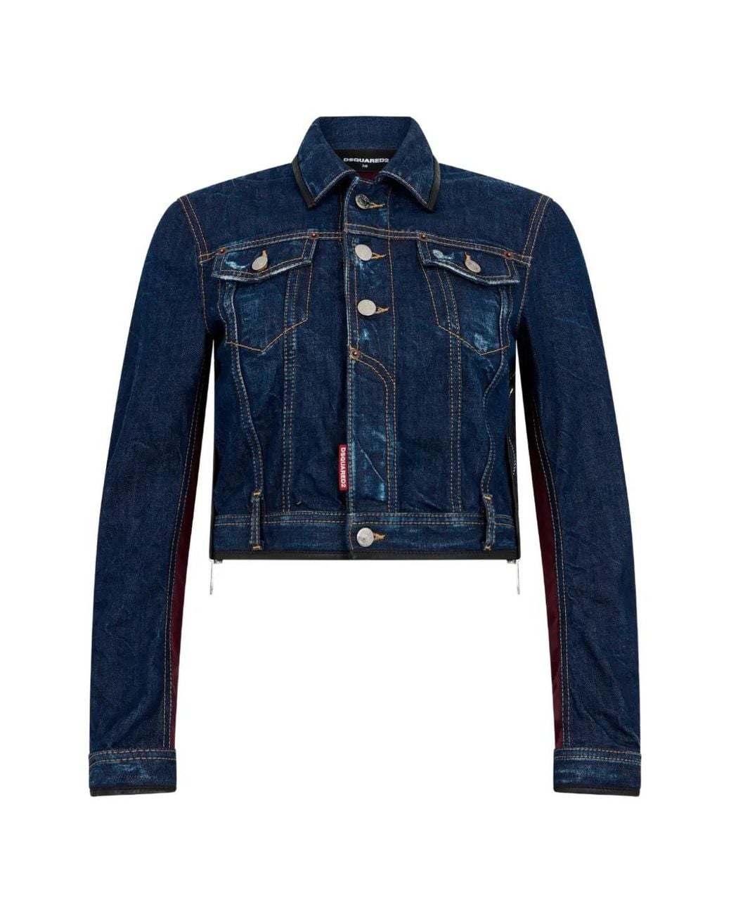 DSquared² Blue Dark Bomber Jacket