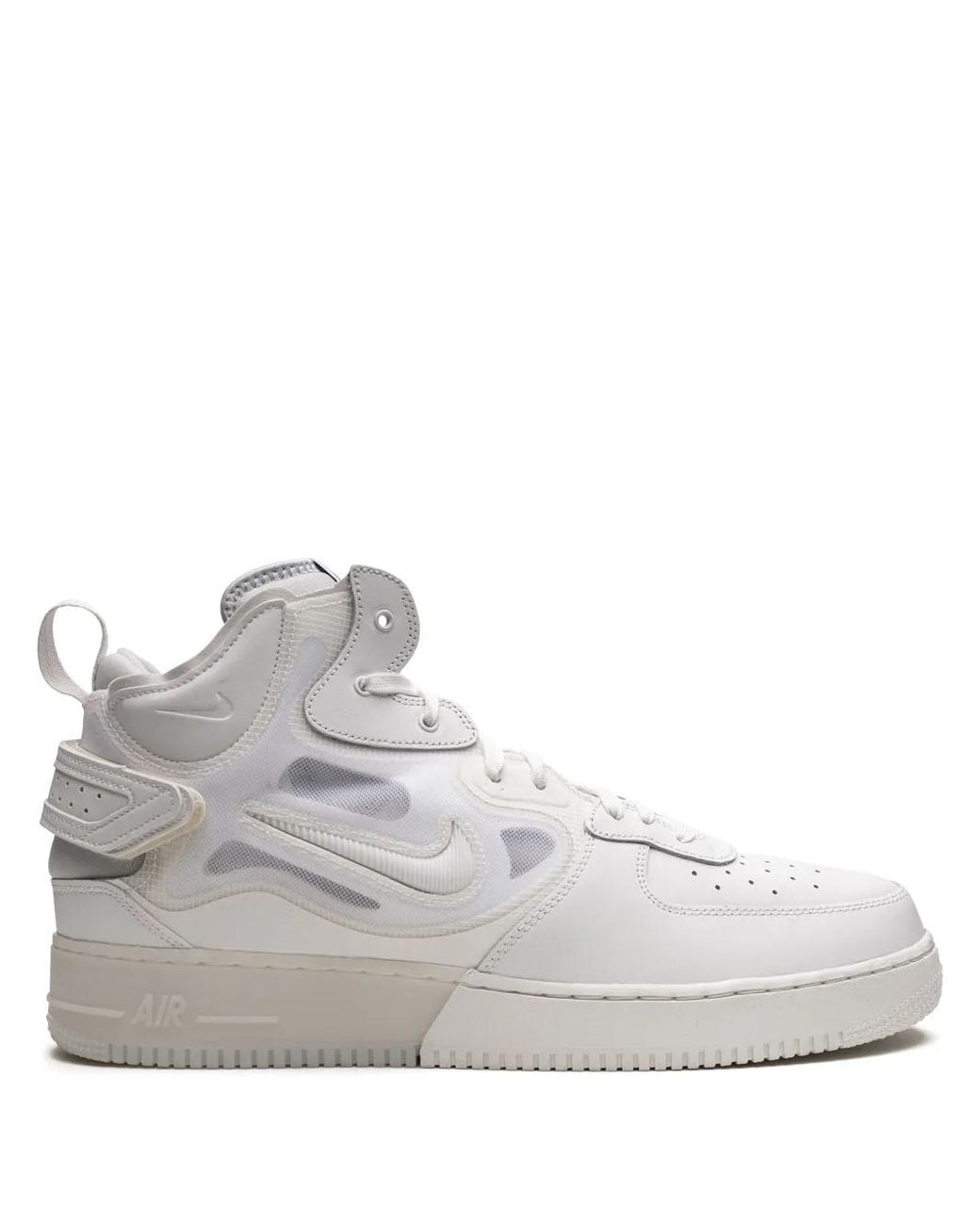 Nike White Air Force 1 Mid React Sneakers for men