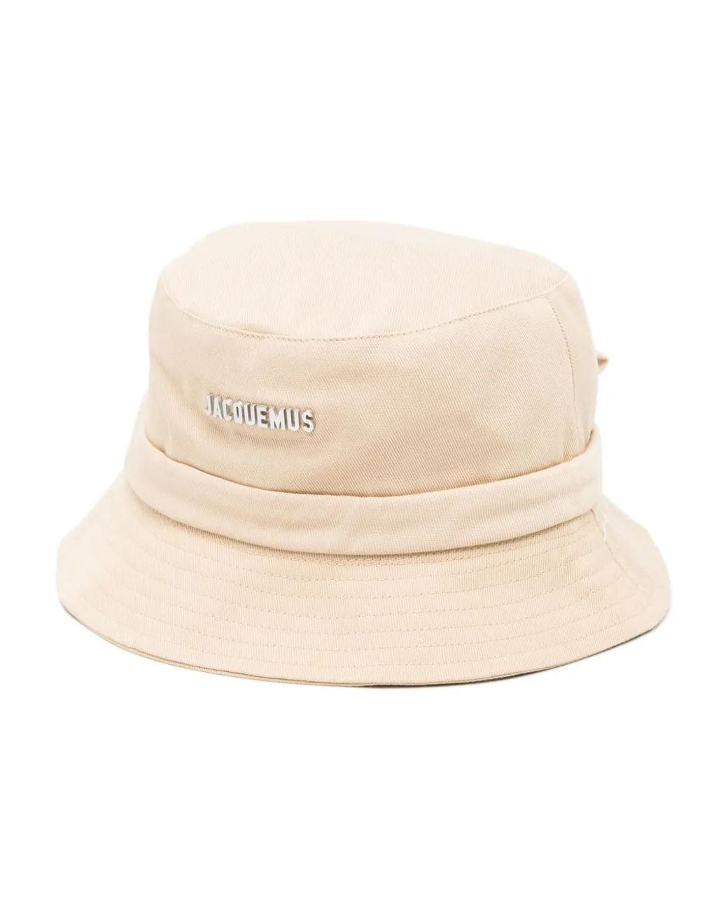 Jacquemus Natural Le Bob Gadjo Cotton-Canvas Bucket Hat