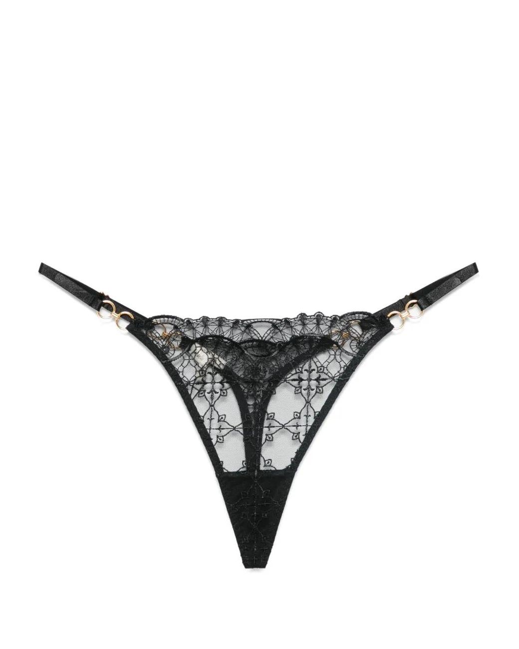 Bordelle Black Mari Thong
