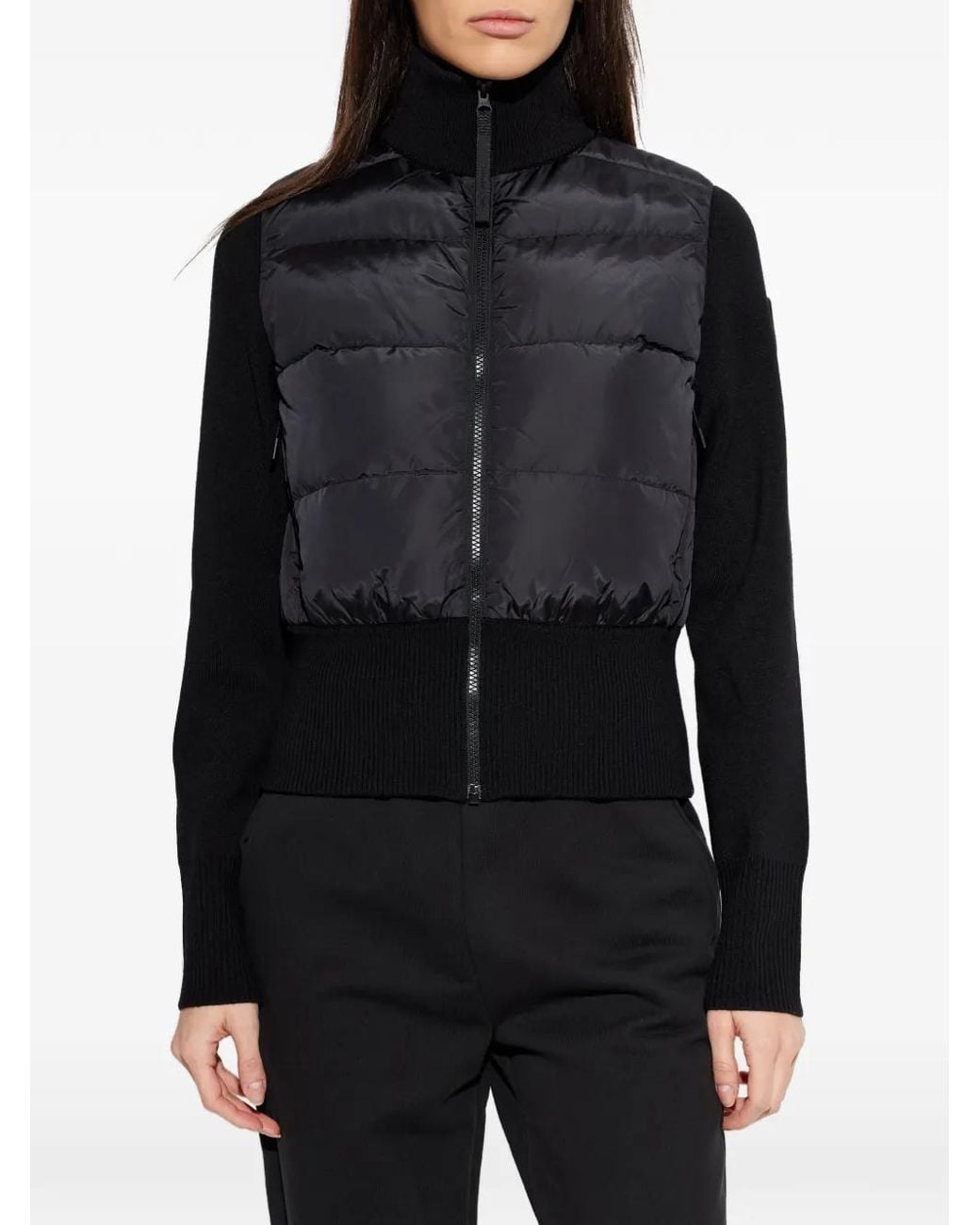 Canada Goose Blue Hybridge Quilted Zip Jacket