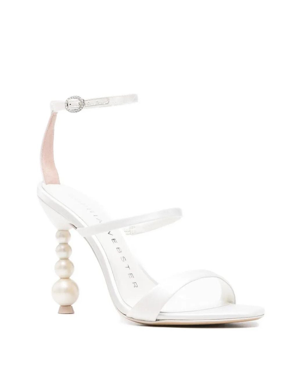 Sophia Webster White Rosalind Heeled Sandals