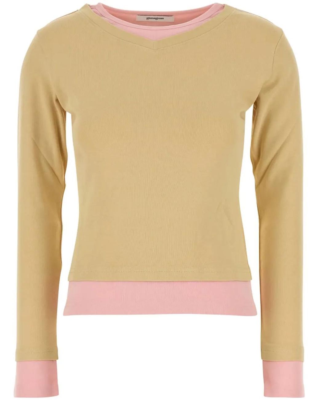 GIMAGUAS Sam T-Shirt in Natural | Lyst