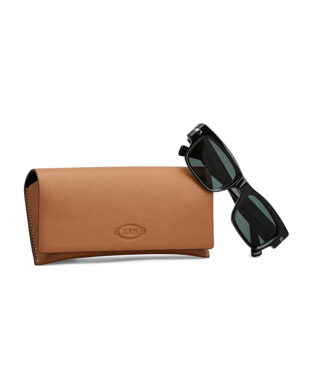 Tod's Sonnenbrille Mit Eckigem Gestell in Green für Herren