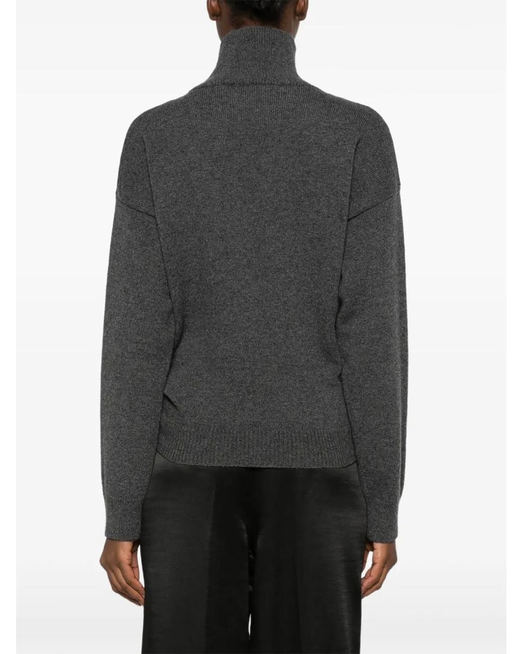 Pull Sculptural À Col Roulé Rohe en coloris Black