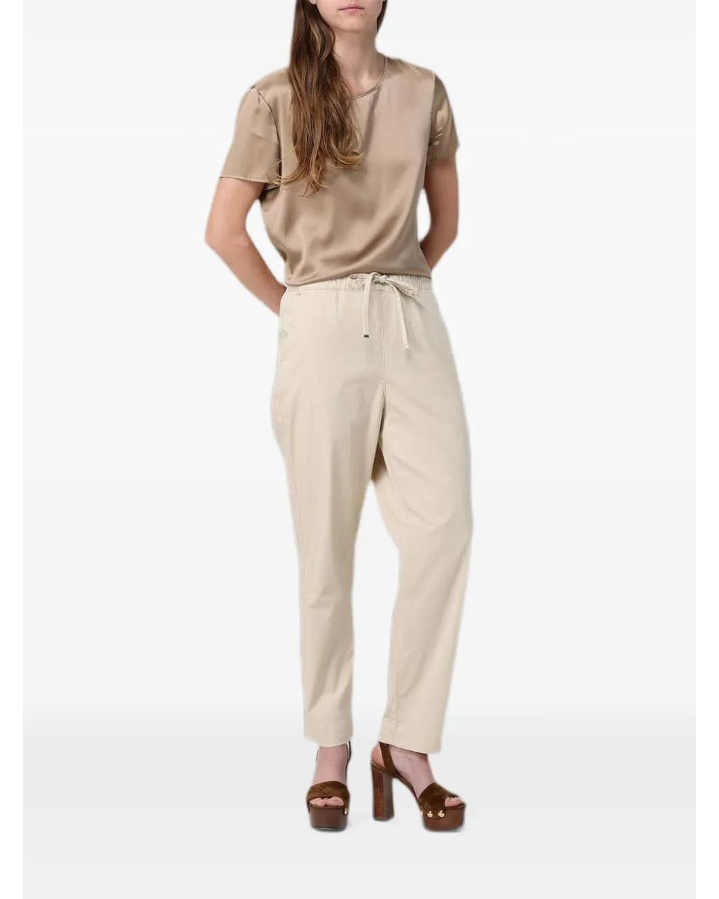 Max Mara Natural Haut À Manches Courtes