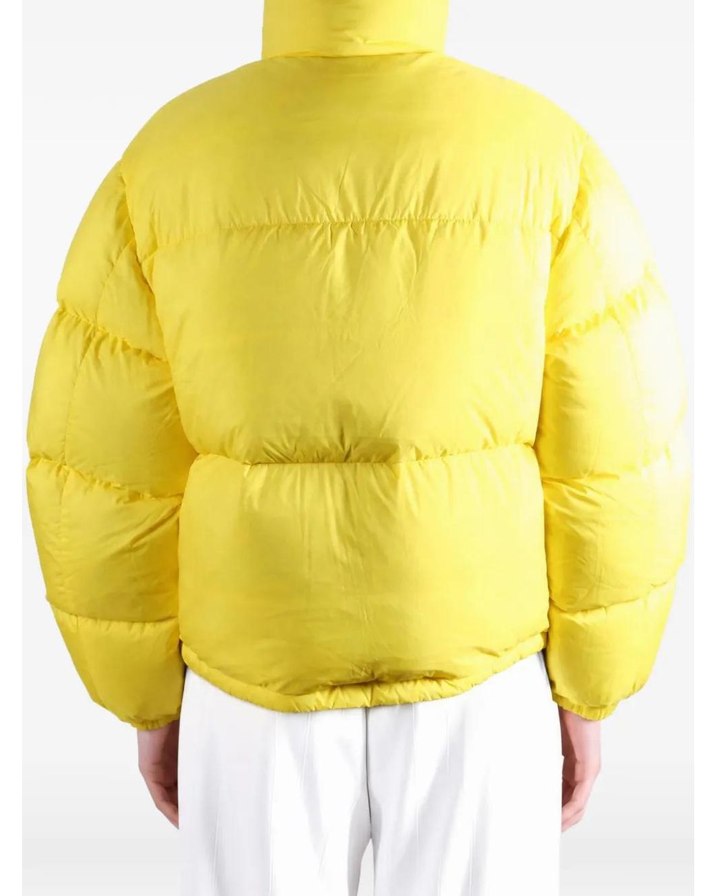 Canada Goose Yellow Fallon Quilted Puffer Jacket