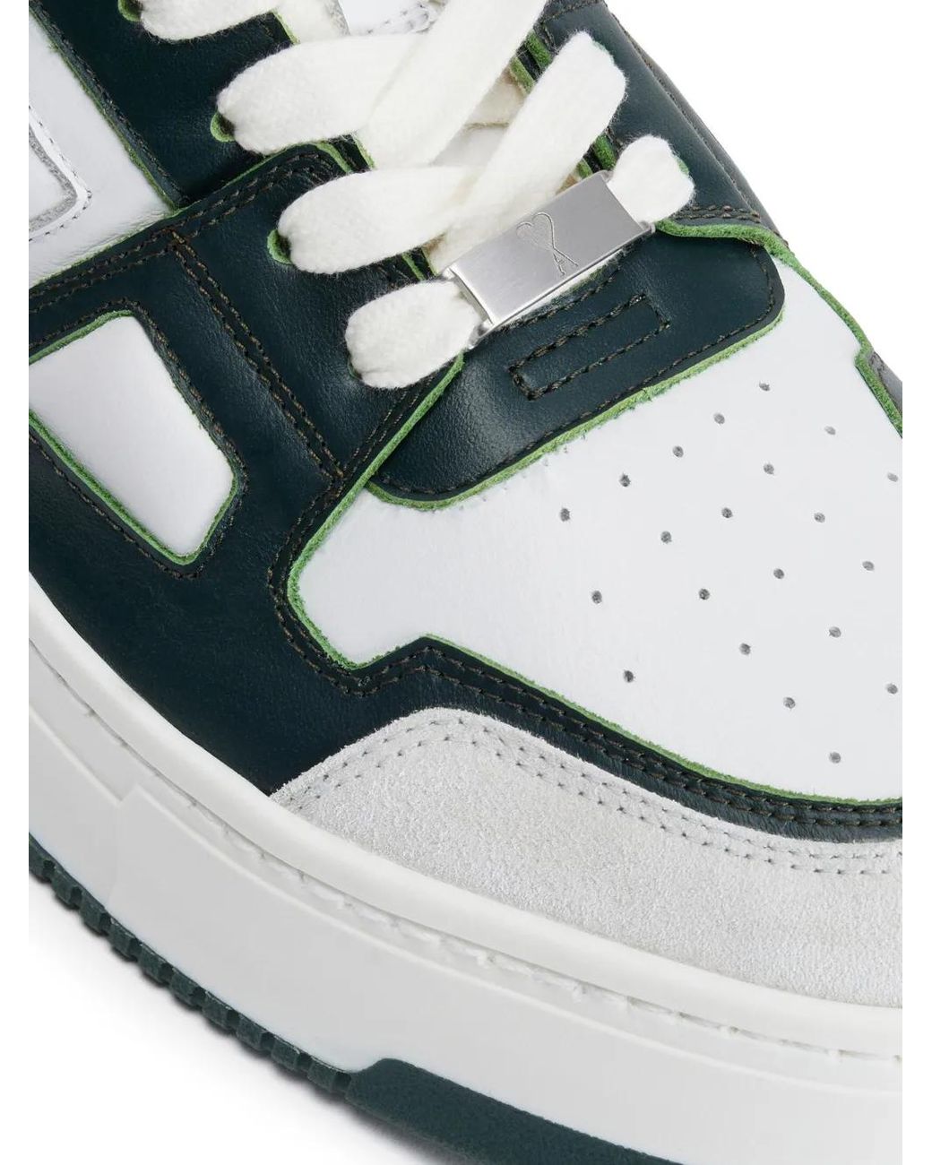 AMI White Arcade Low-Top Sneakers