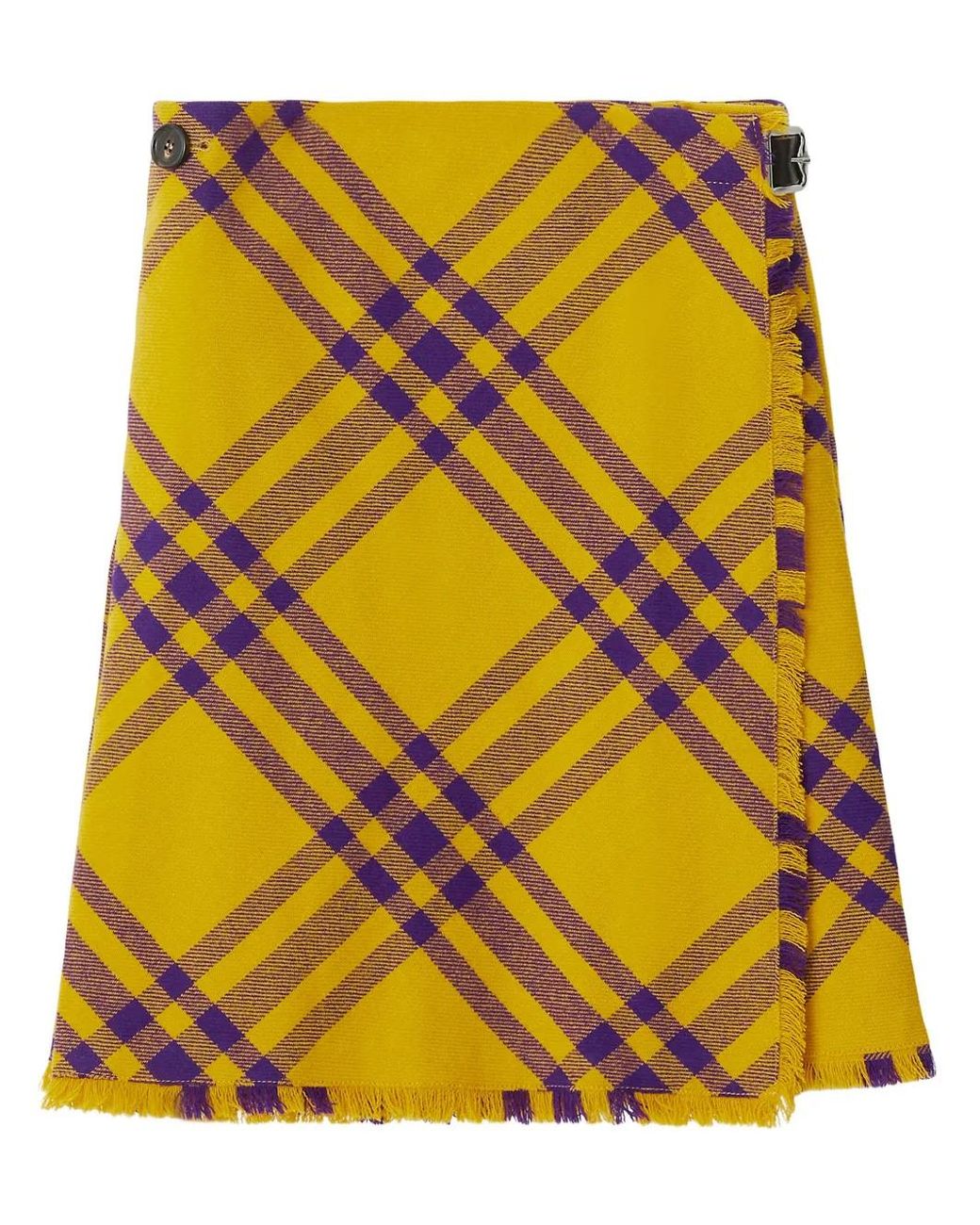 Burberry 'kilt' Rok in het Yellow