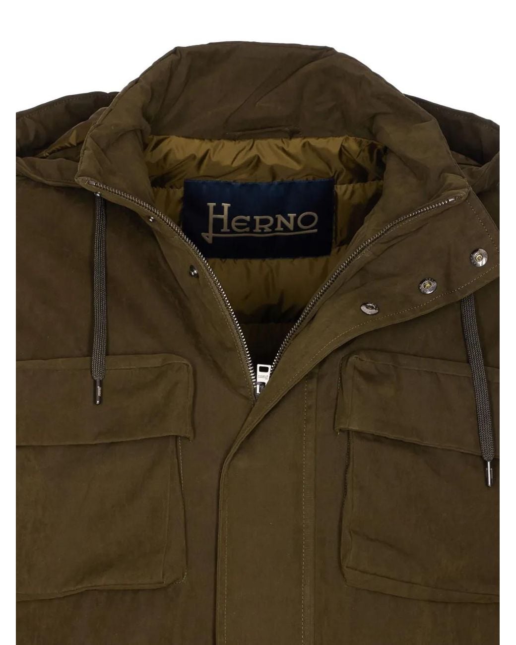 Herno Green Coats for men