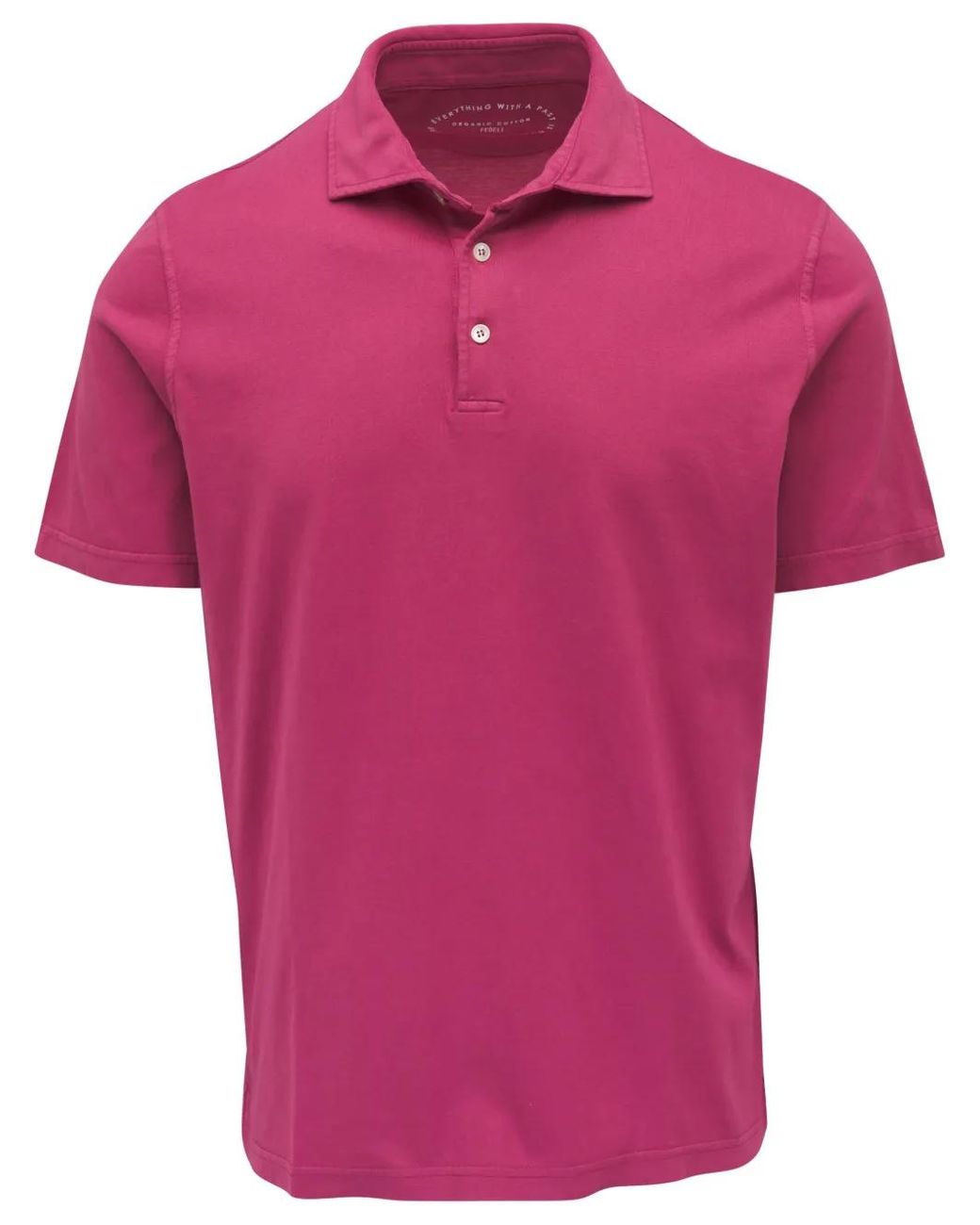 Fedeli Jersey Poloshirt in het Pink voor heren