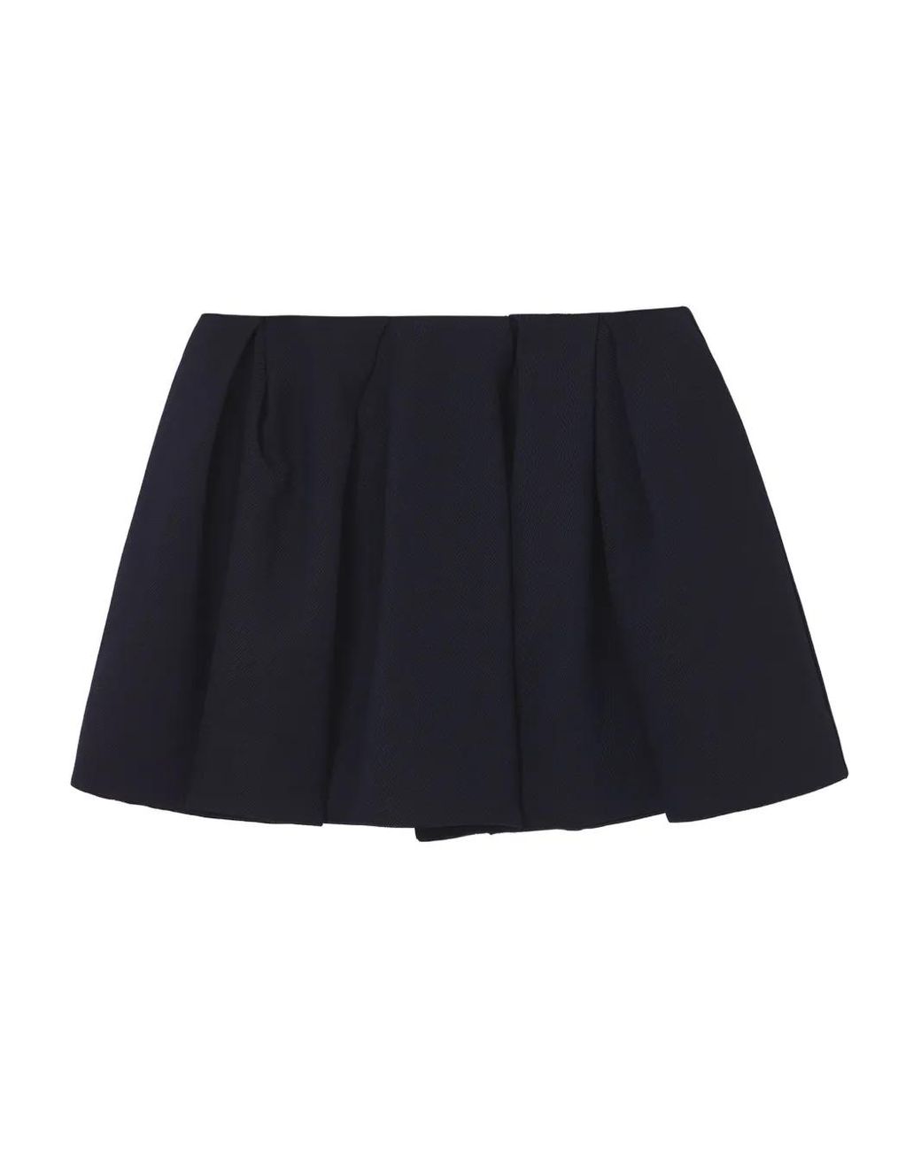 ShuShu/Tong Black Pleated Mini Skirt
