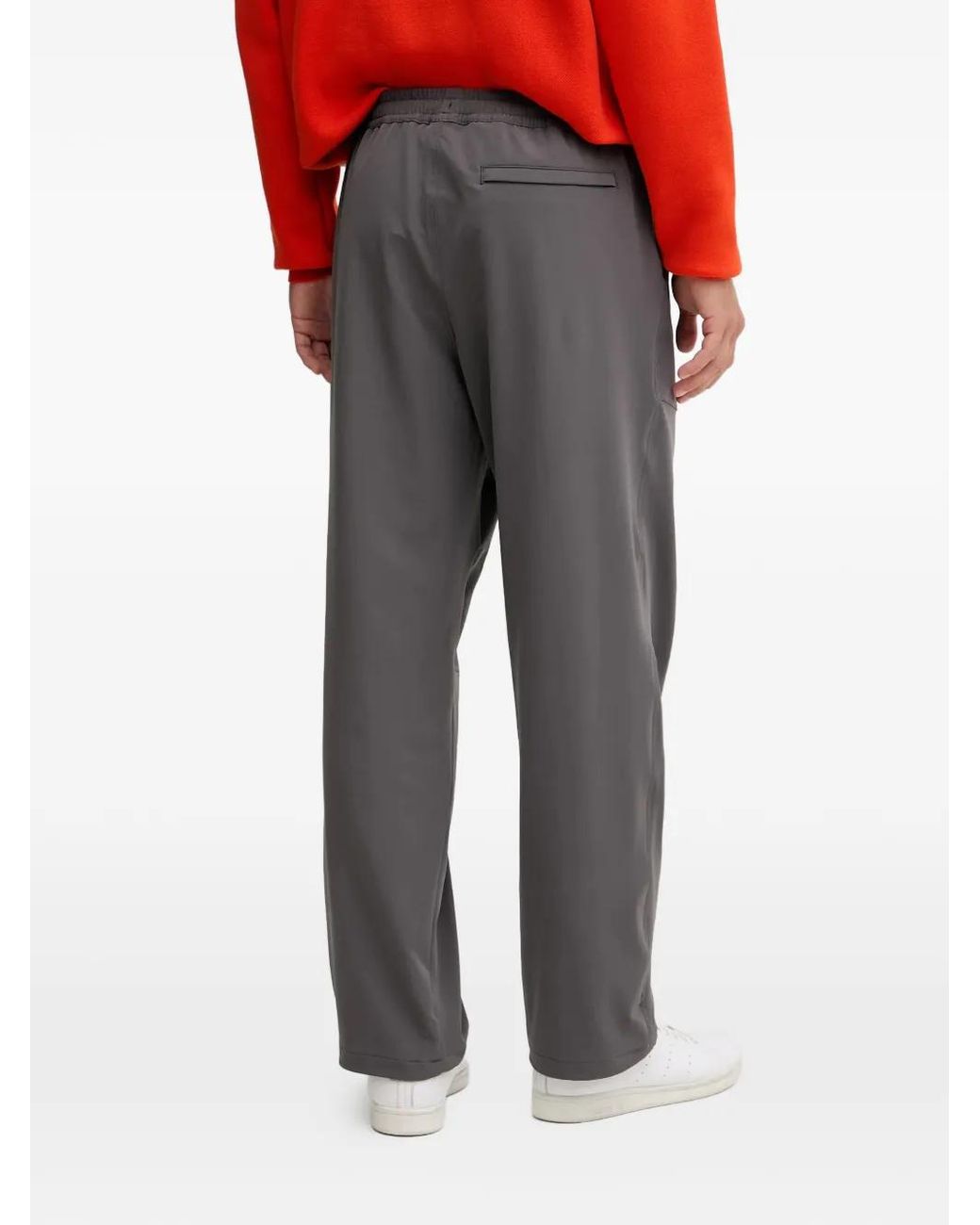 PUMA Gray Logo Track Pants for men