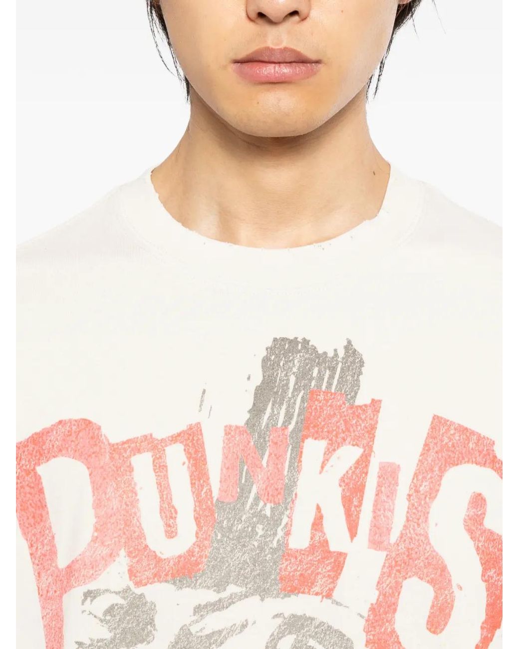 WARMAN Pink Cotton Printed T-Shirt for men