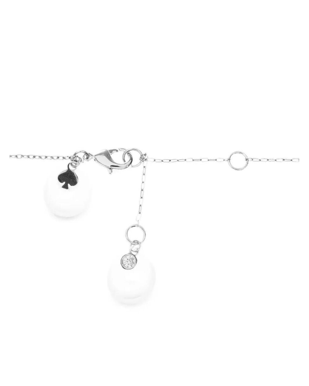 Kate Spade White Heart-Pendant Necklace