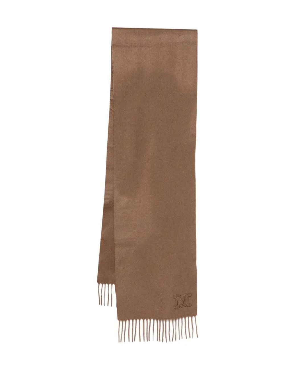 Max Mara Brown Cashmere Scarf