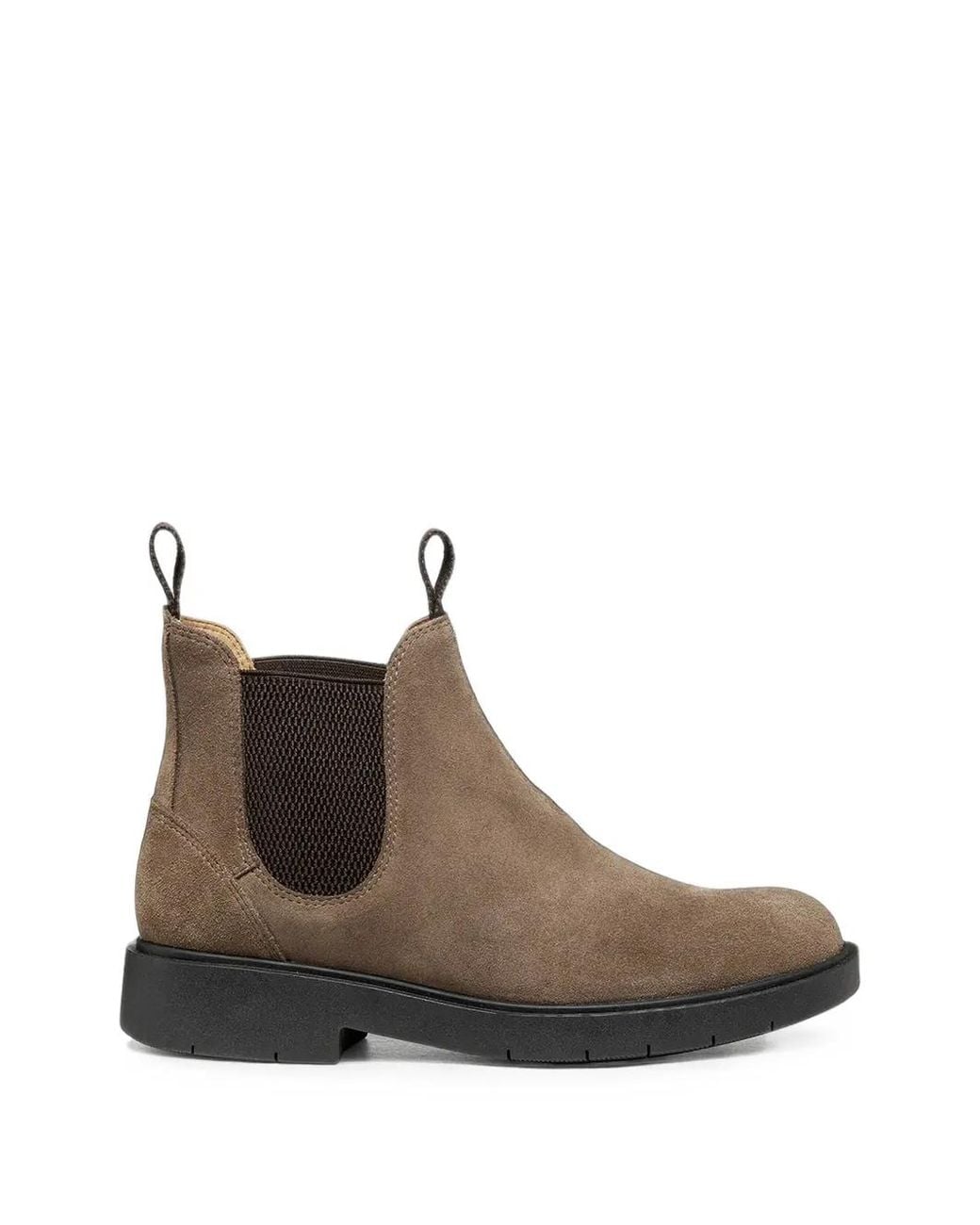 Geox Brown Spherica Ec1 B Suede Chelsea Boots