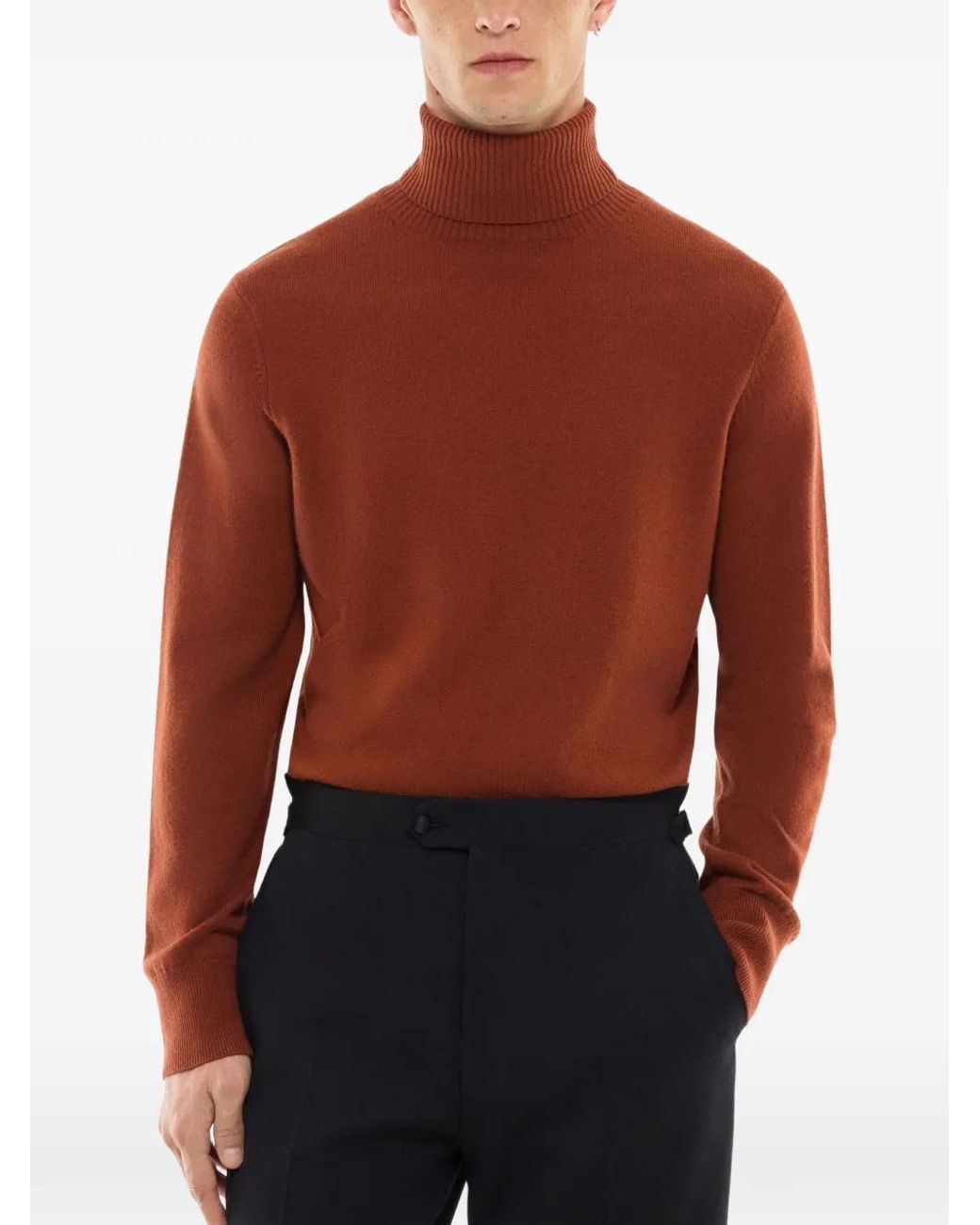 Fursac Red Pull À Col Roulé for men