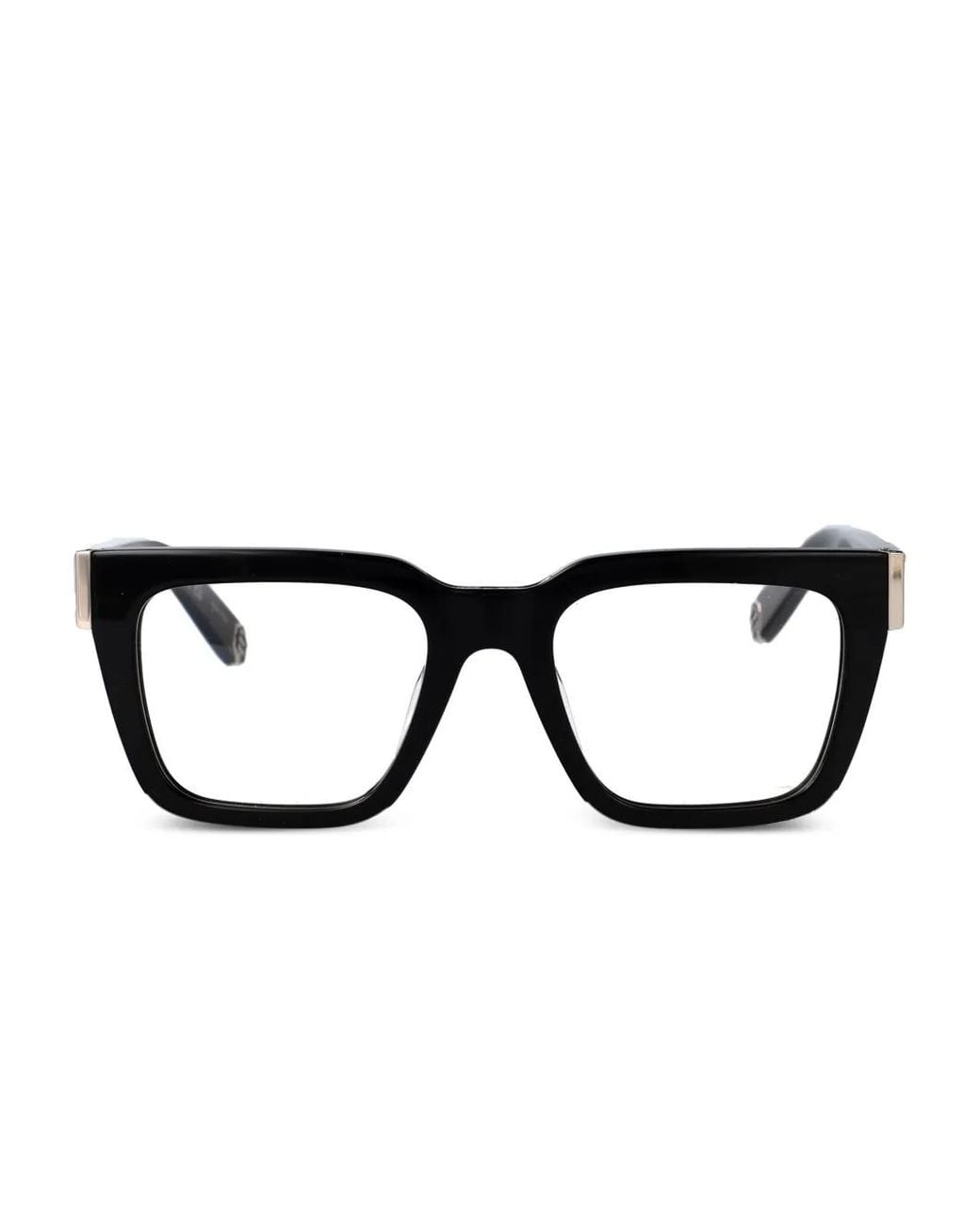 Philipp Plein Black Square-Frame Glasses