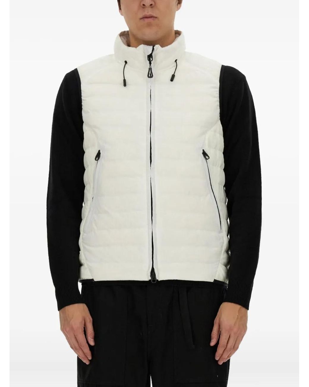 JG1 Black Quilted Padded Vest for men