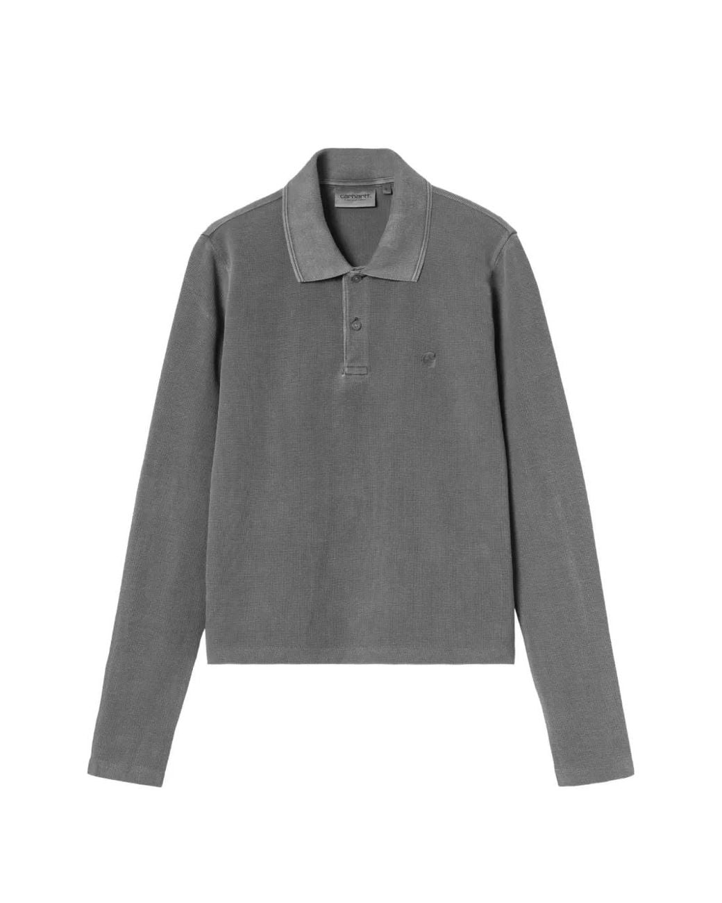 Carhartt Gray Polo Dora À Manches Longues