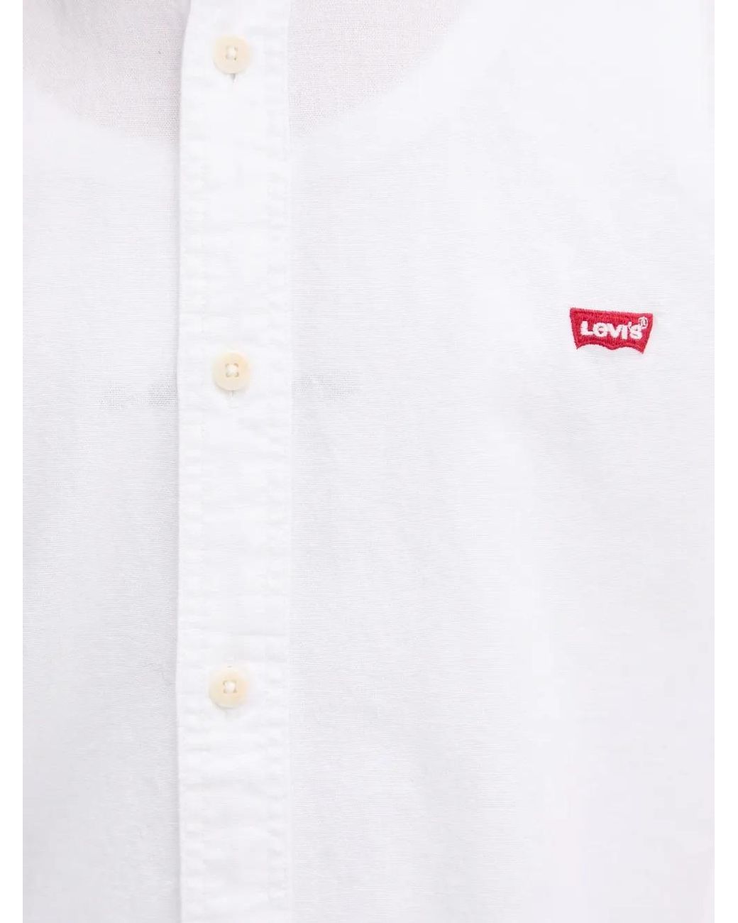 Camisa Slim Battery Housemark Levi's de hombre de color White